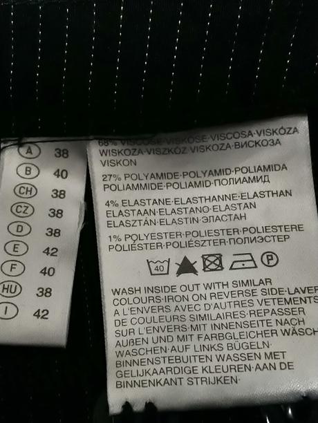 Dámske čierne elastické nohavice, yessica, yessica,s