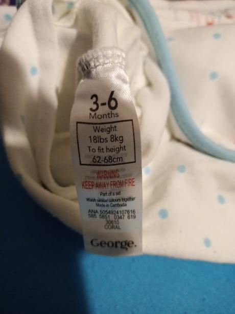 Overaly na spanie george 3-6 m, george,62