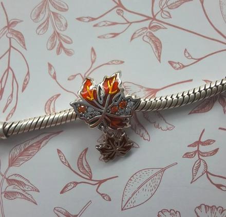 Prívesok jesenné listy,