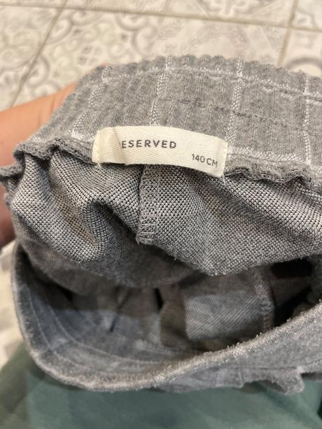 Kockovane teple nohavice, reserved,140