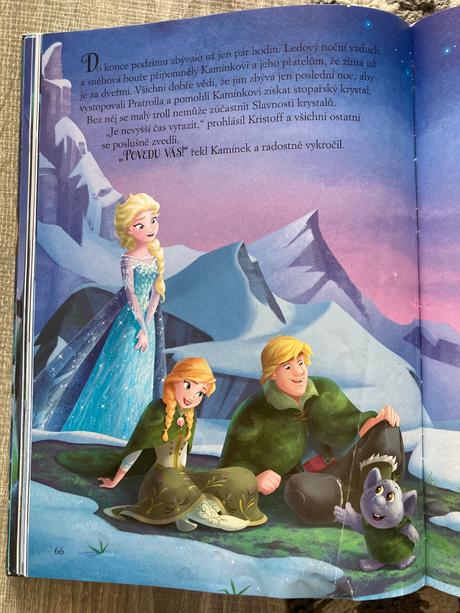 Ľadové kráľovstvo - polárna žiara zlatá kniha, 