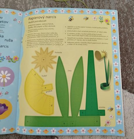 Veľkonočné dekorácie, šablóny a časopis, 