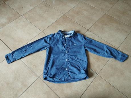 Košeľa s dlhým rukávom h&m, h&m,128
