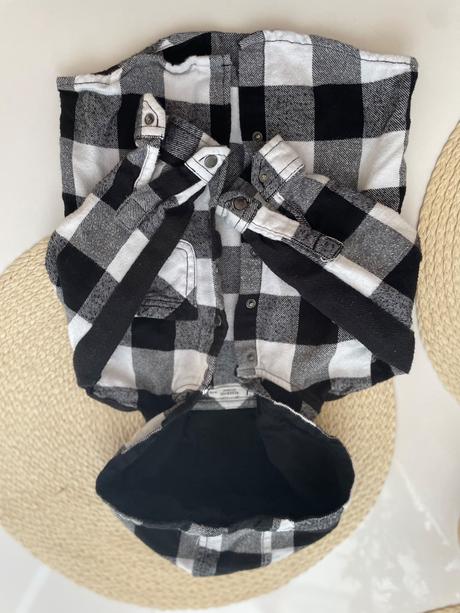 Károvaná košeľa a kapucňou, reserved,74