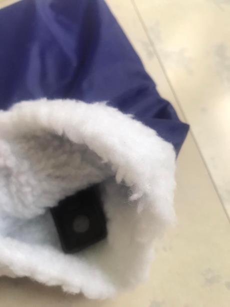 Rukavica/škrabka na zamrznuté okná,