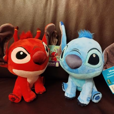 Zvukový stitch a leroy 30cm - nový s visačkou,