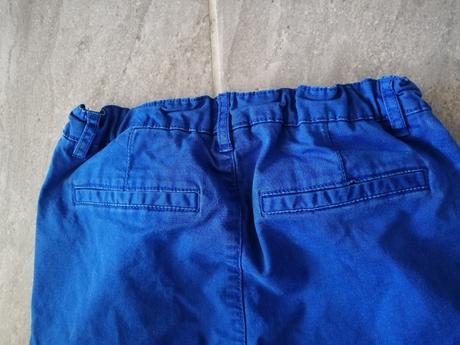 Elastické džíny ham v152,11-12 r, kráľovská modrá, h&m,152