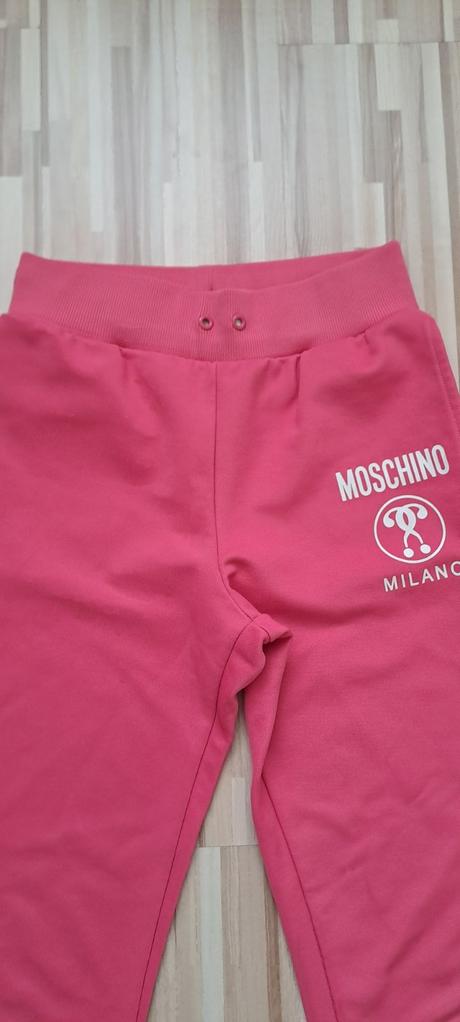 Ružové tepláky v.xs/s, moschino,s