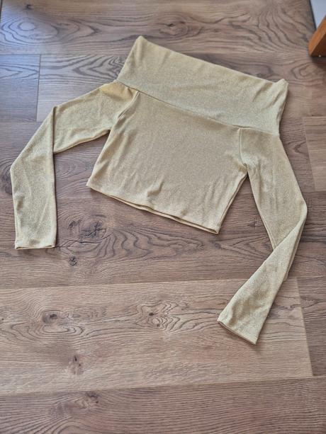 Trblietavý crop top, sinsay,s