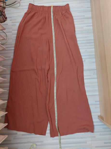 Široké letné nohavice, h&m,xs