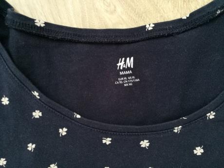 Tehotenské tričko, h&m,xl