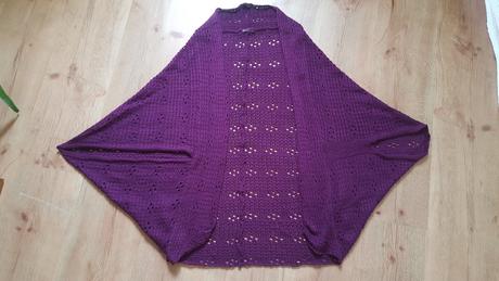 Fialový svetrík/prehoz, 38