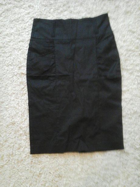 Sukňa s vyšším pasom, m