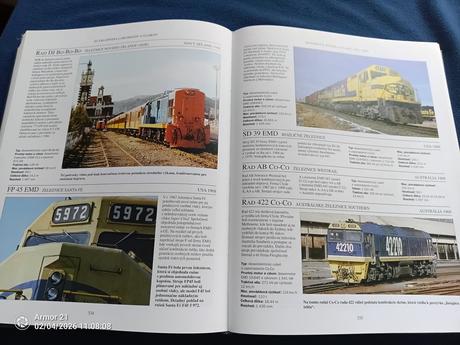 Encyklopédia lokomotív a vlakov. david ross, 