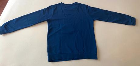 Modrá mikina s planétami, veľ. 122-128 cm, 128