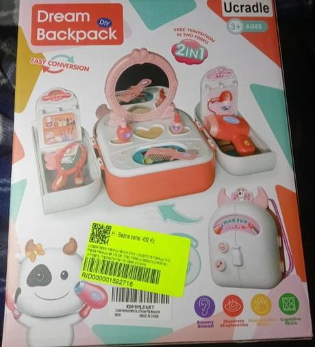 Dievčenský kufrík na maľovanie, 