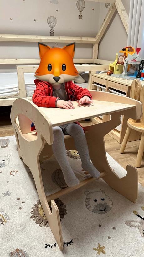 Hojdací koník a stolička  v jednom, 