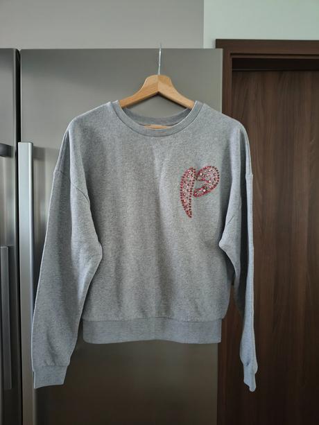 Pinko luxusná bavlnená mikina s-m-l, pinko,m