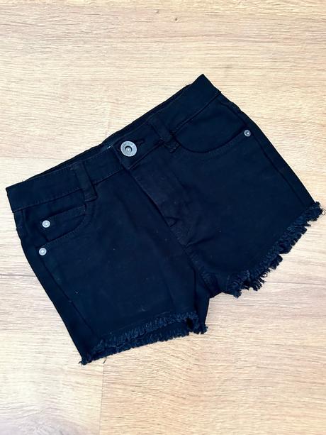 Čierne riflove kraťasy, reserved,116