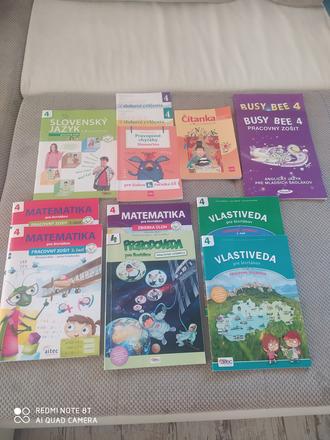 Pracovné zošity a učebnice 4. ročník, 