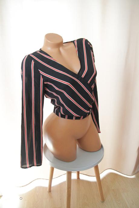 Crop blúzka h&m, m, h&m,m