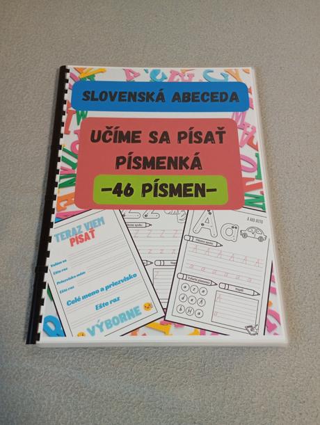 Laminovana kniha na učenie slo, 