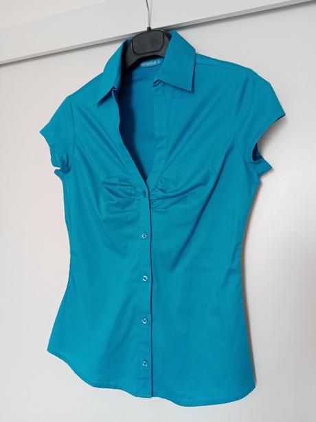 Košeľa tyrkysová, terranova,s