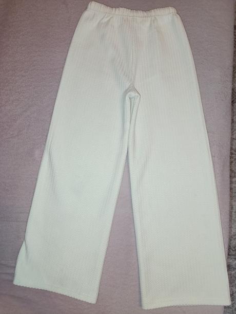 Zateplené široké nohavice, 146