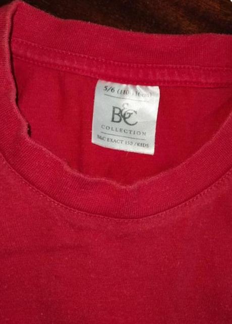 Tričko červené deti, bhs,110