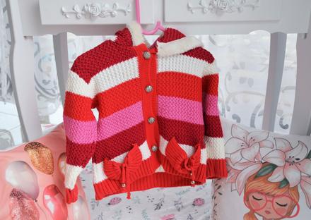 Sveter s kapucňou-98/104, 98