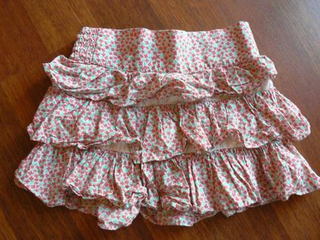 Kvetinová sukňa, h&m,152