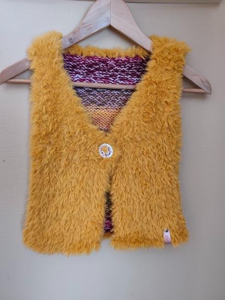 Luxusná pletená vesta zeno, 134 / 140