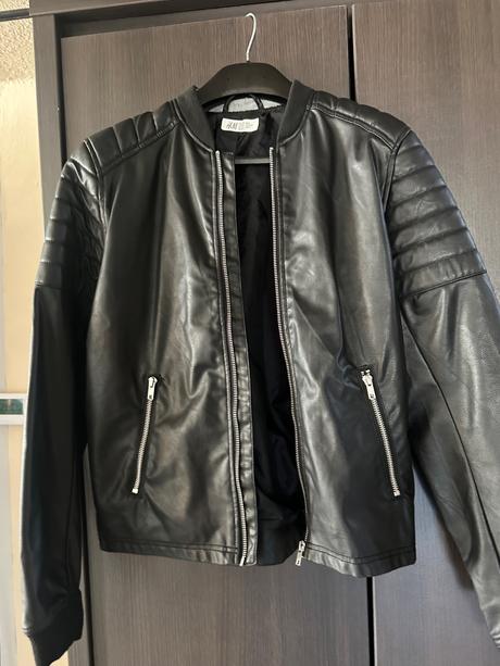 Kožemková bunda, h&m,170