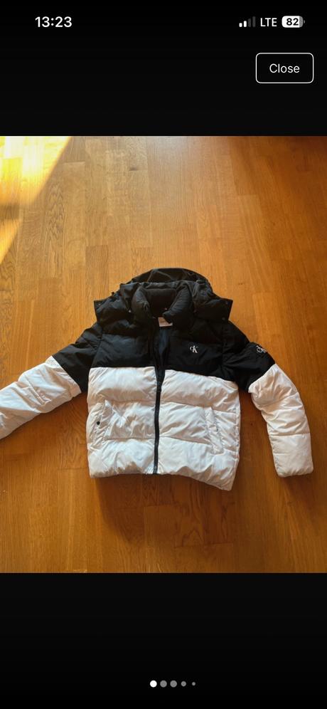 Calvin klein puffer vetrovka, calvin klein,l