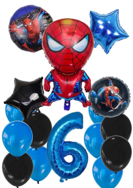 Balóny spiderman - až 15/16/17 kusov, 