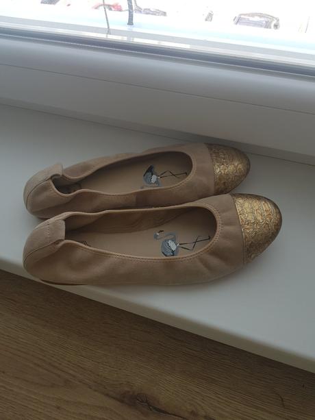 Semišové balerínky smh, č.40, humanic,40