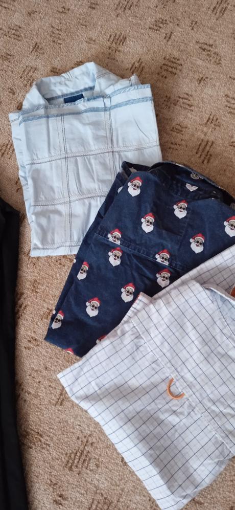 Slávnostné nohavice a košele veľ.128, 128