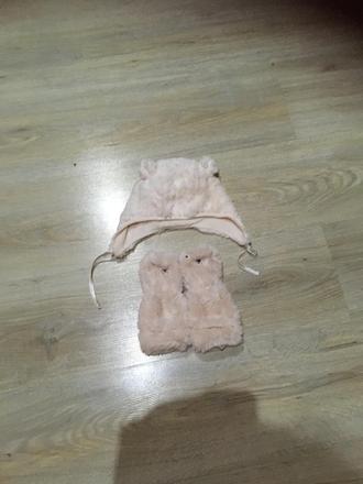 Huňatá ciapka62, h&m,62