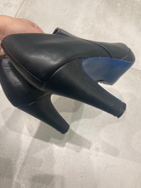 Kotnikove cizmy cierne, 37