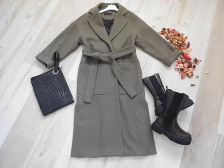 Zara woman -s/m-kabát dámsky,vlnený,, zara,s