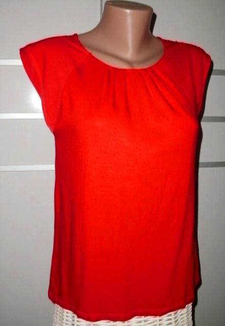 Jednoduchý červený top od zn. esprit - veľ. s-m, esprit,m