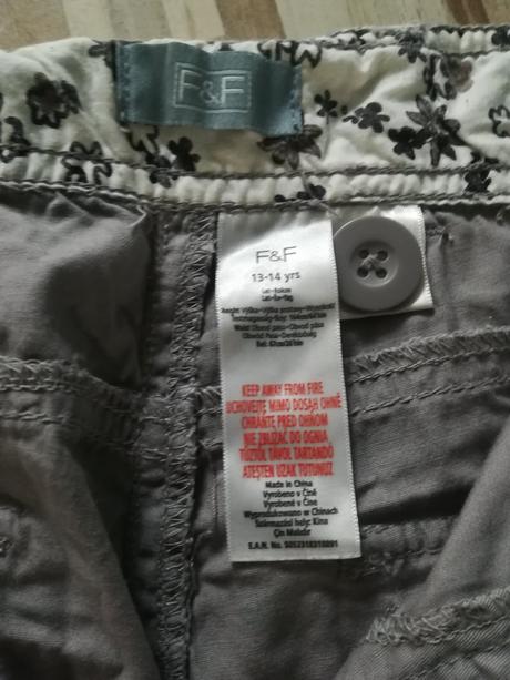 Voľnočasové nohavice - darujem, f&f,164