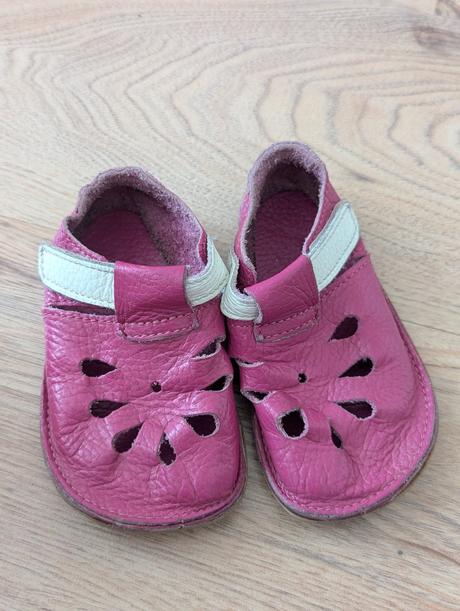 Baby bare sandálky - waterlily, baby bare shoes,22