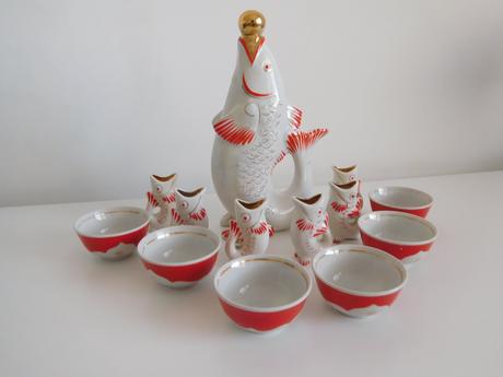 Ryba + 6x rybky menšie + mištička na cukríky 6 x, 