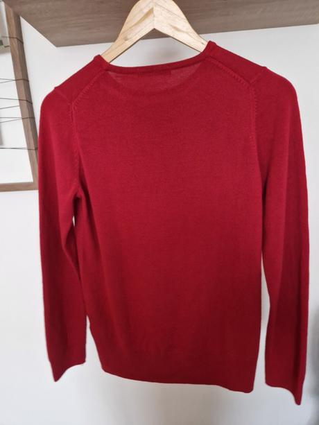 Marks&spencer červený dámsky sveter s, marks & spencer,s