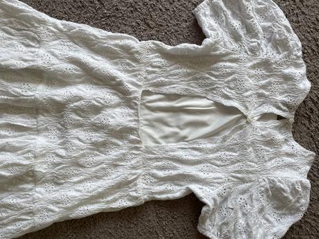 Biele šaty, zara,164