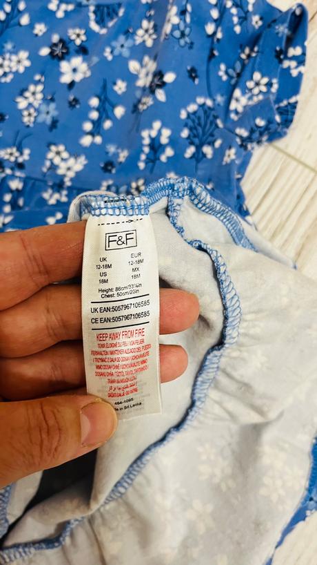 Šaty letné 86 3ks, f&f,86