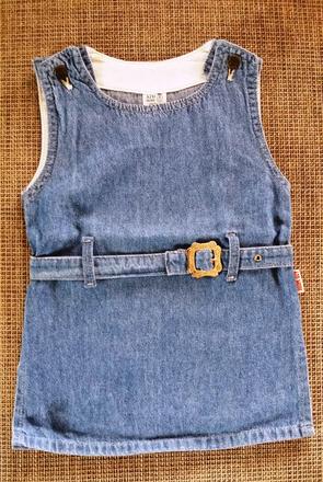 Šaty riflové - letné, veľ.92 (sk výrobok), 92