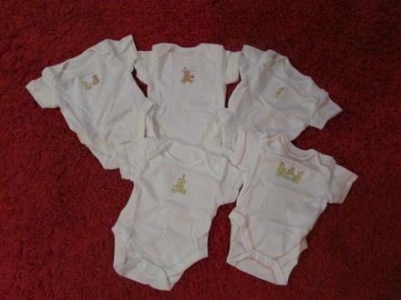 Sada krátkorukávových body 4,50eur, f&f,56