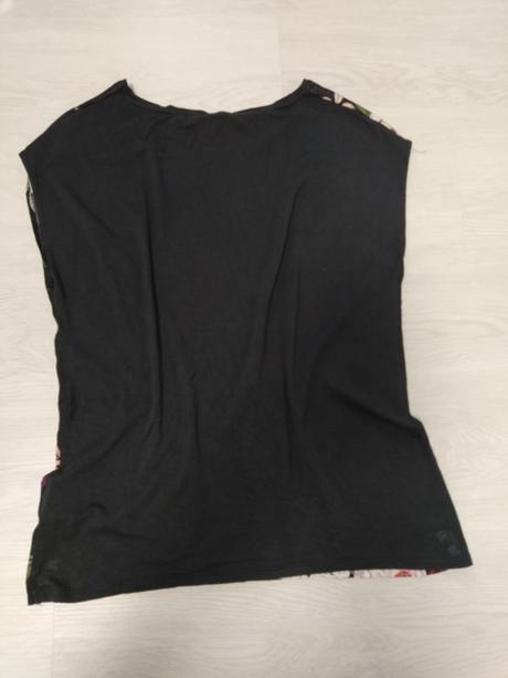 Čierna blúzka s kvetmi m-l, kappahl,m